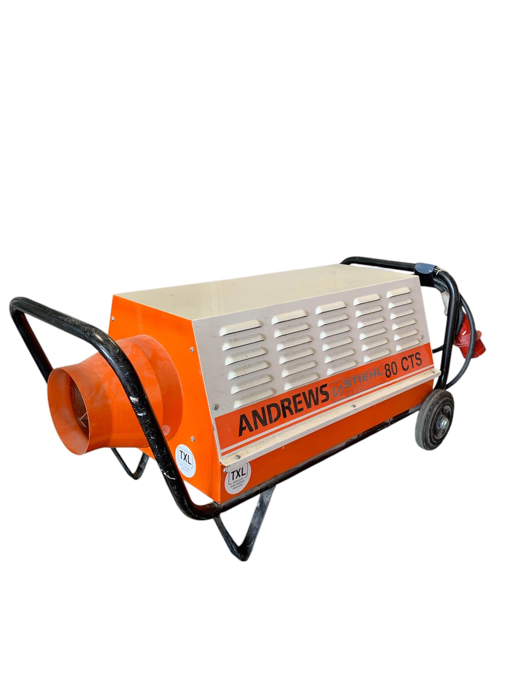 Verwarming 900 m3 per uur 6/9/15KW (max. 3x 22A) (p/dag)