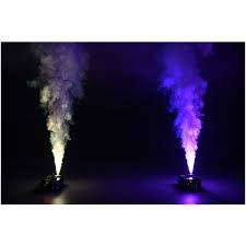 Verticale nevel/rookmachine met LED lichteffect p/st.