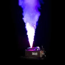 Verticale nevel/rookmachine met LED lichteffect p/st.