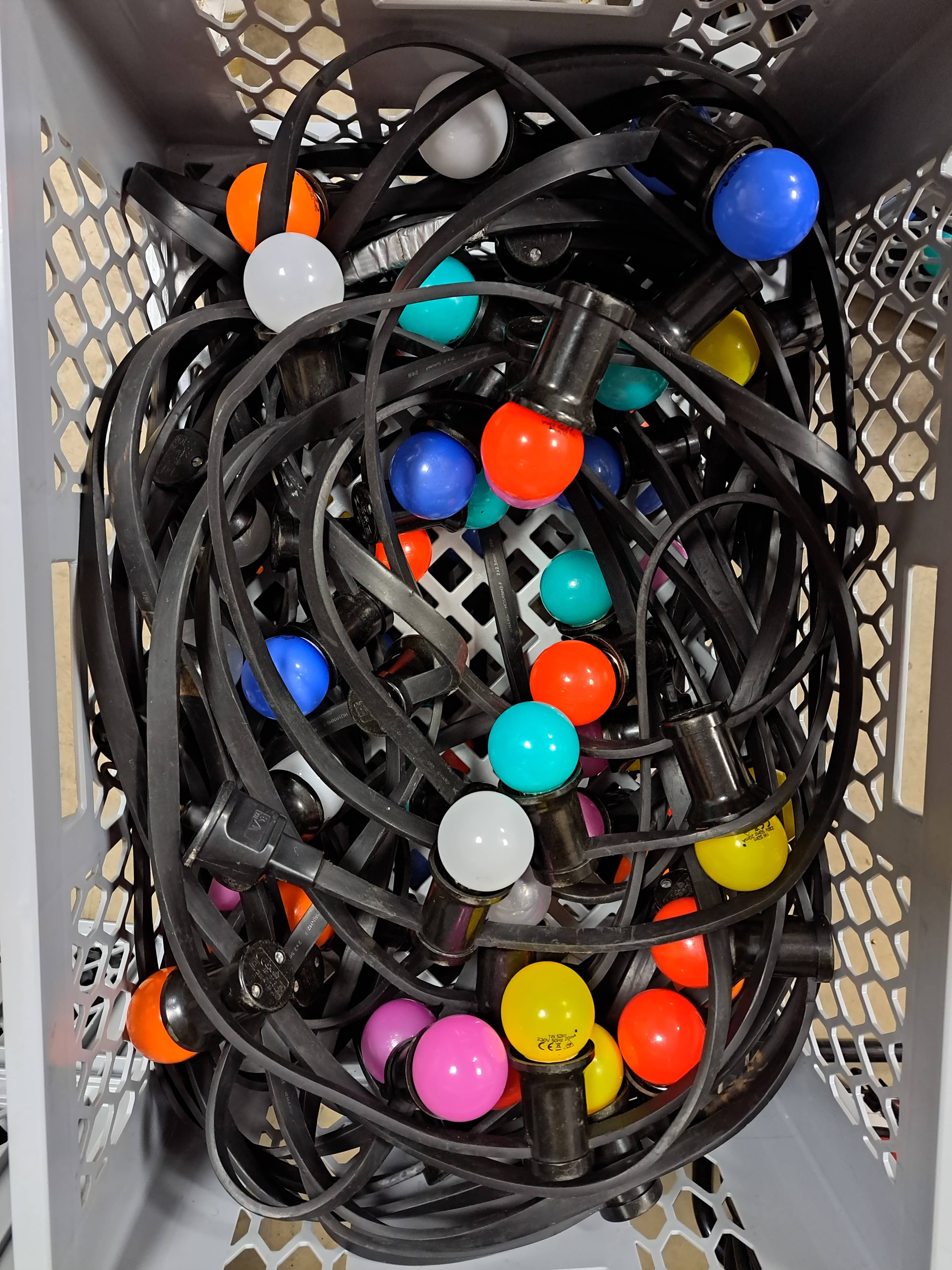 Prikkabel Led lichtsnoer warm wit 10 mtr