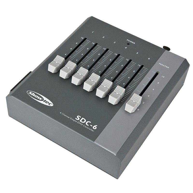Lichtsturing SDC-6 dmx controller 6-kanaals