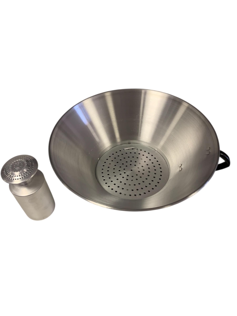 Zoutstrooier rvs p/st.