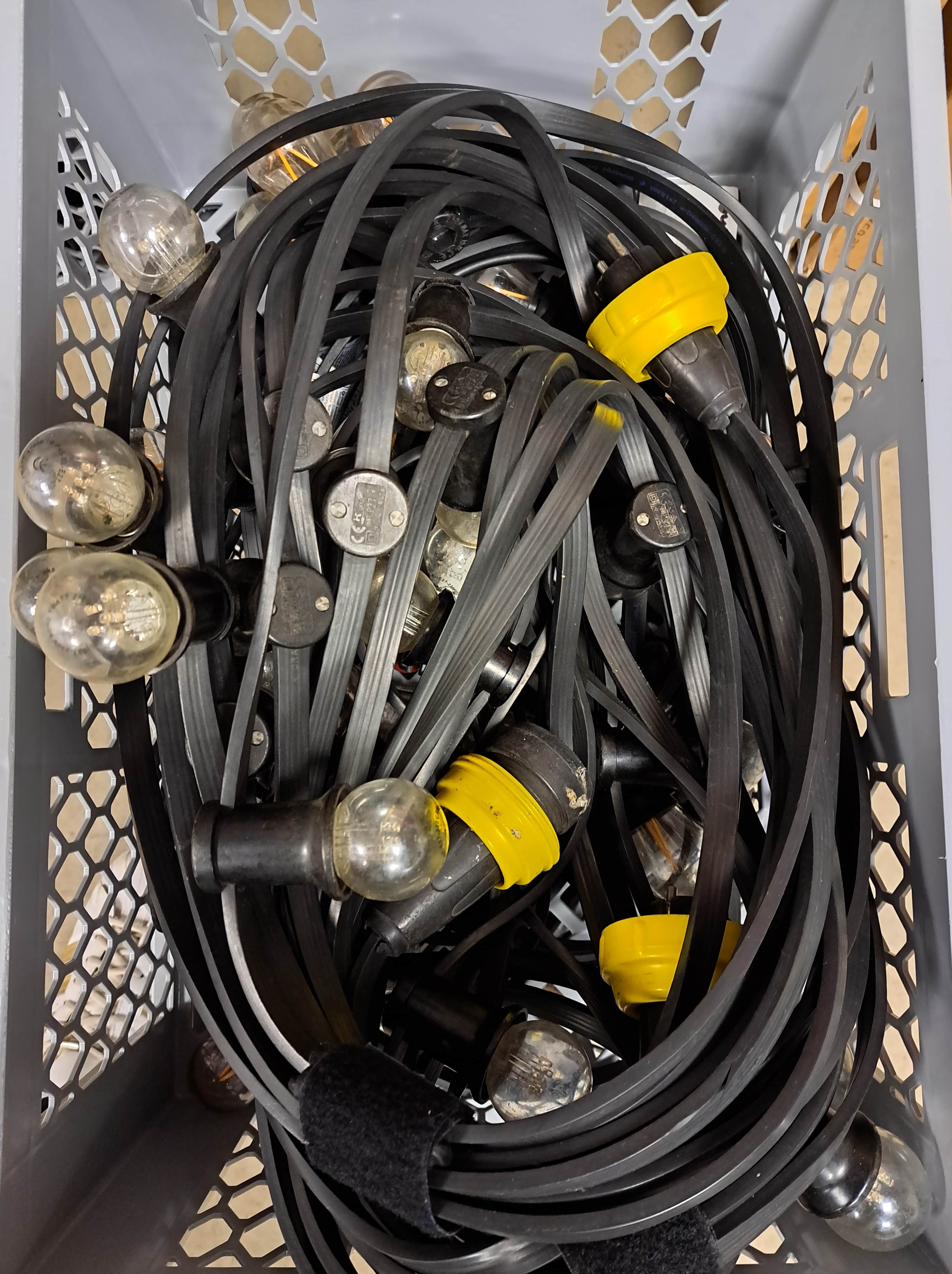 Prikkabel Led lichtsnoer warm wit 10 mtr