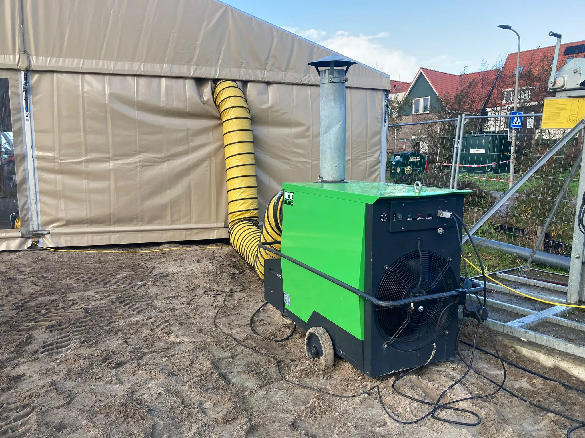 Indirect gestookte diesel heater 70 kW (p/set)