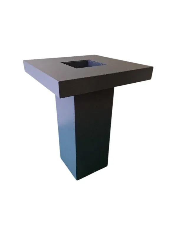 Statafel zuil met decoratie
