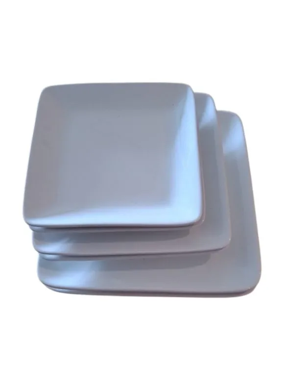 Diner bord Basic Vierkant Middel 22x22cm (p/st)