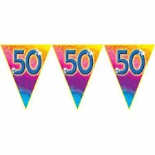 vlaggenlijn leeftijd 50 (verhuur)