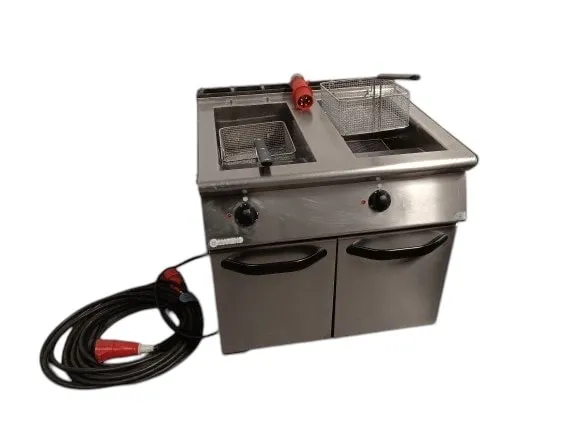 Frituur dubbel 2 x 12 liter elektrisch (32 ampère 5 polig)