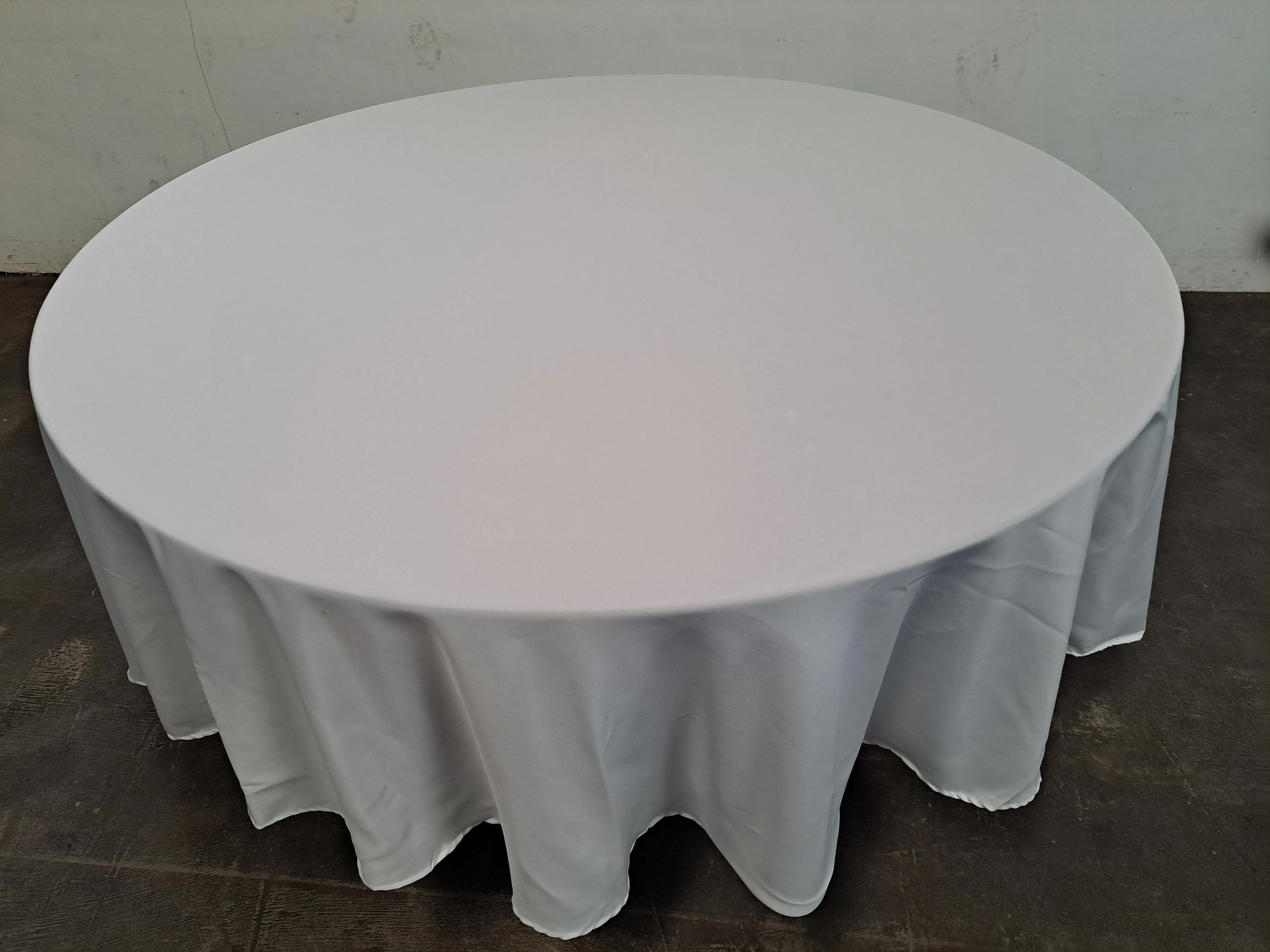 Tafelkleed Rond Wit 280 cm