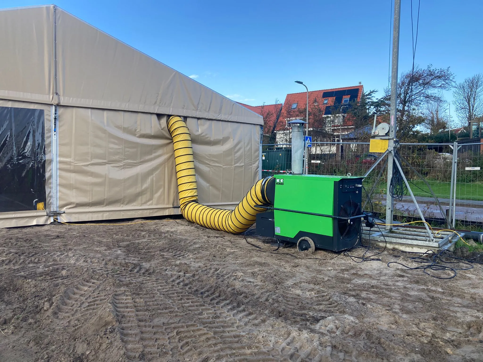 Indirect gestookte diesel heater 70 kW (p/set)