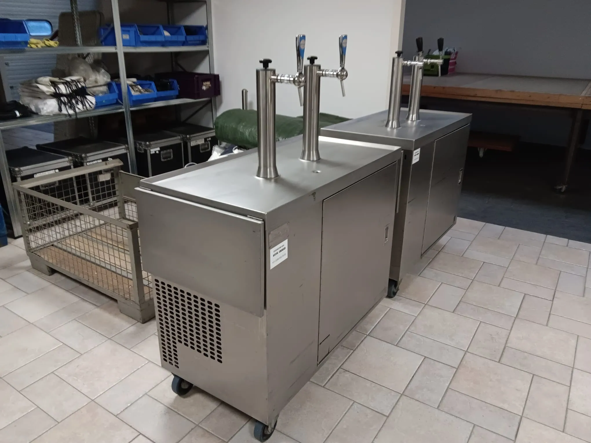 Mobiele biertap 2 kraans (Smal)