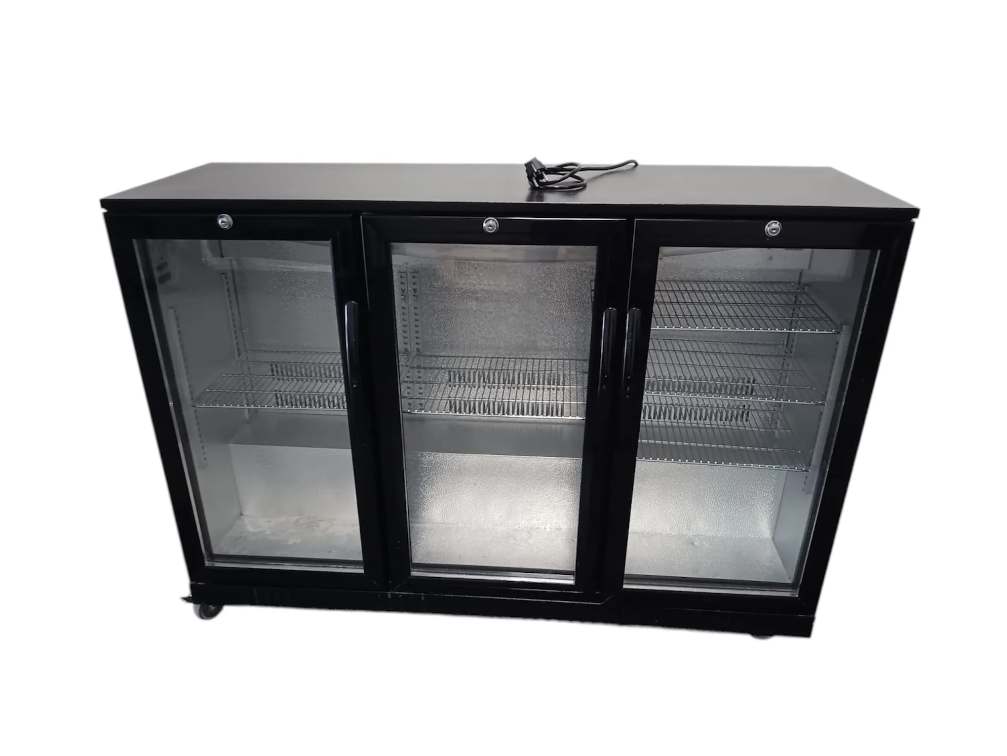 Koelbuffet 3 deuren. (Glasdeur)