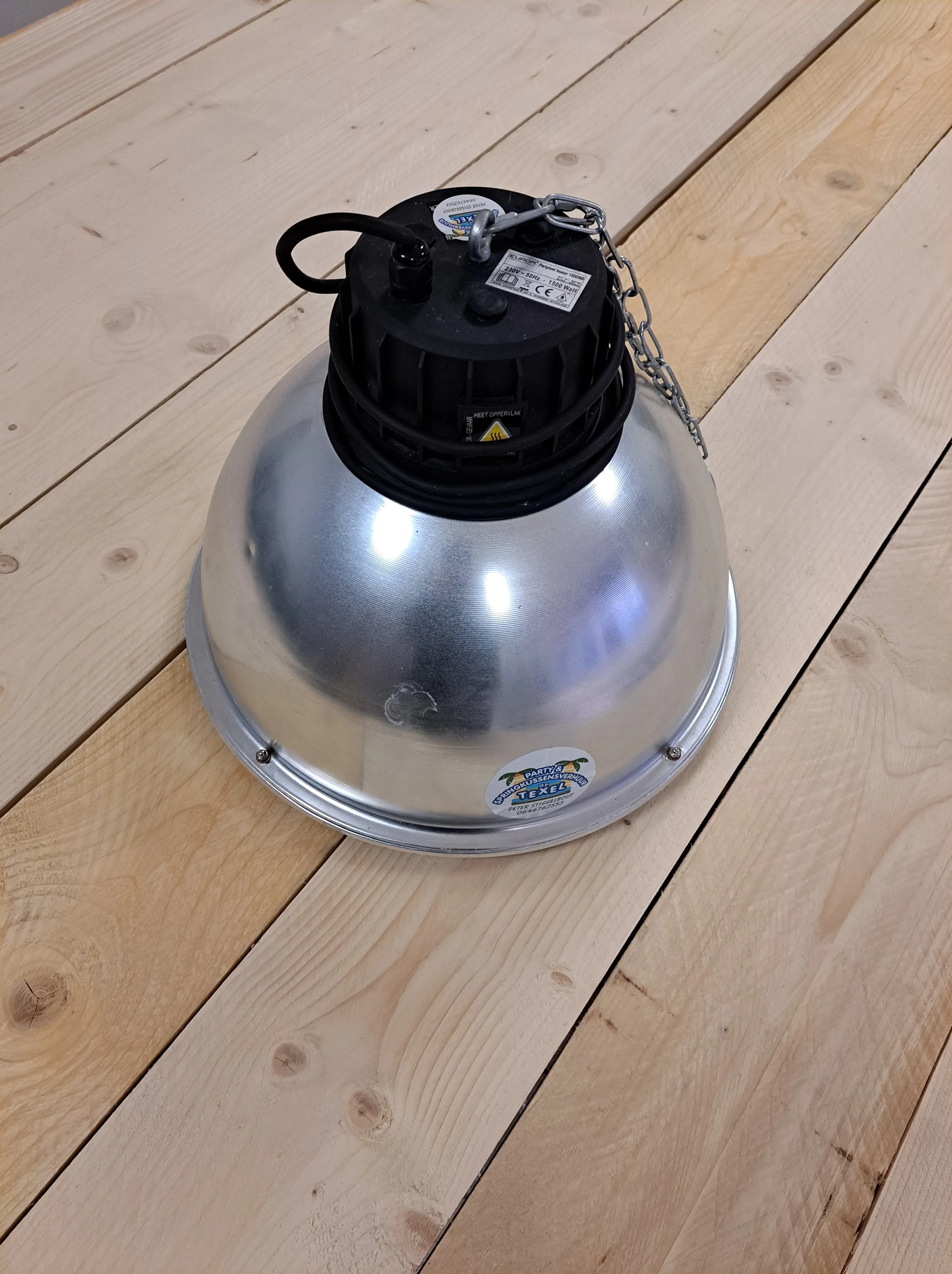 Partytent heater 1500 watt