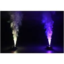 Verticale nevel/rookmachine met LED lichteffect p/st.