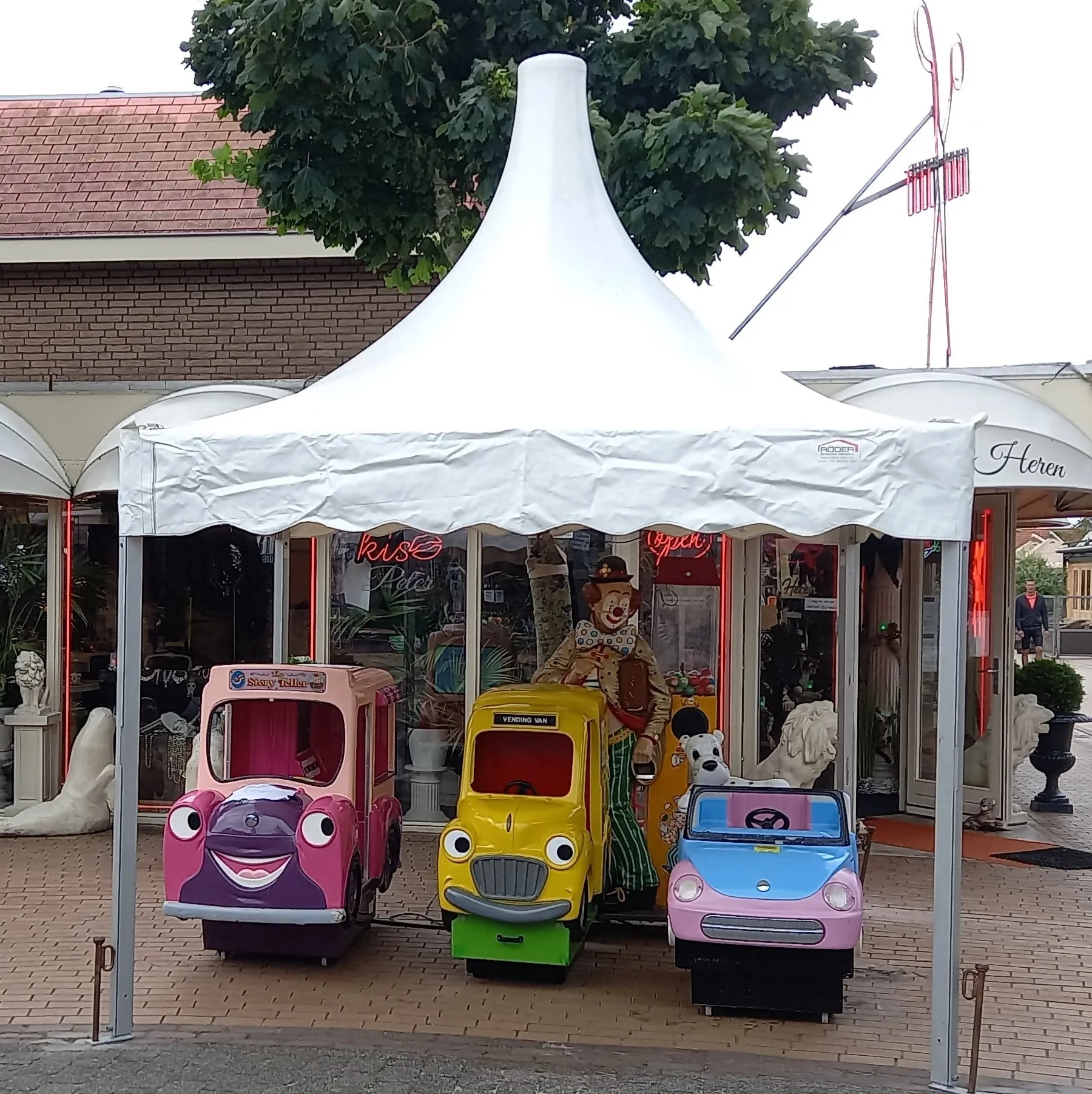 Tent Pagode basis 3 x 3 meter overkapping