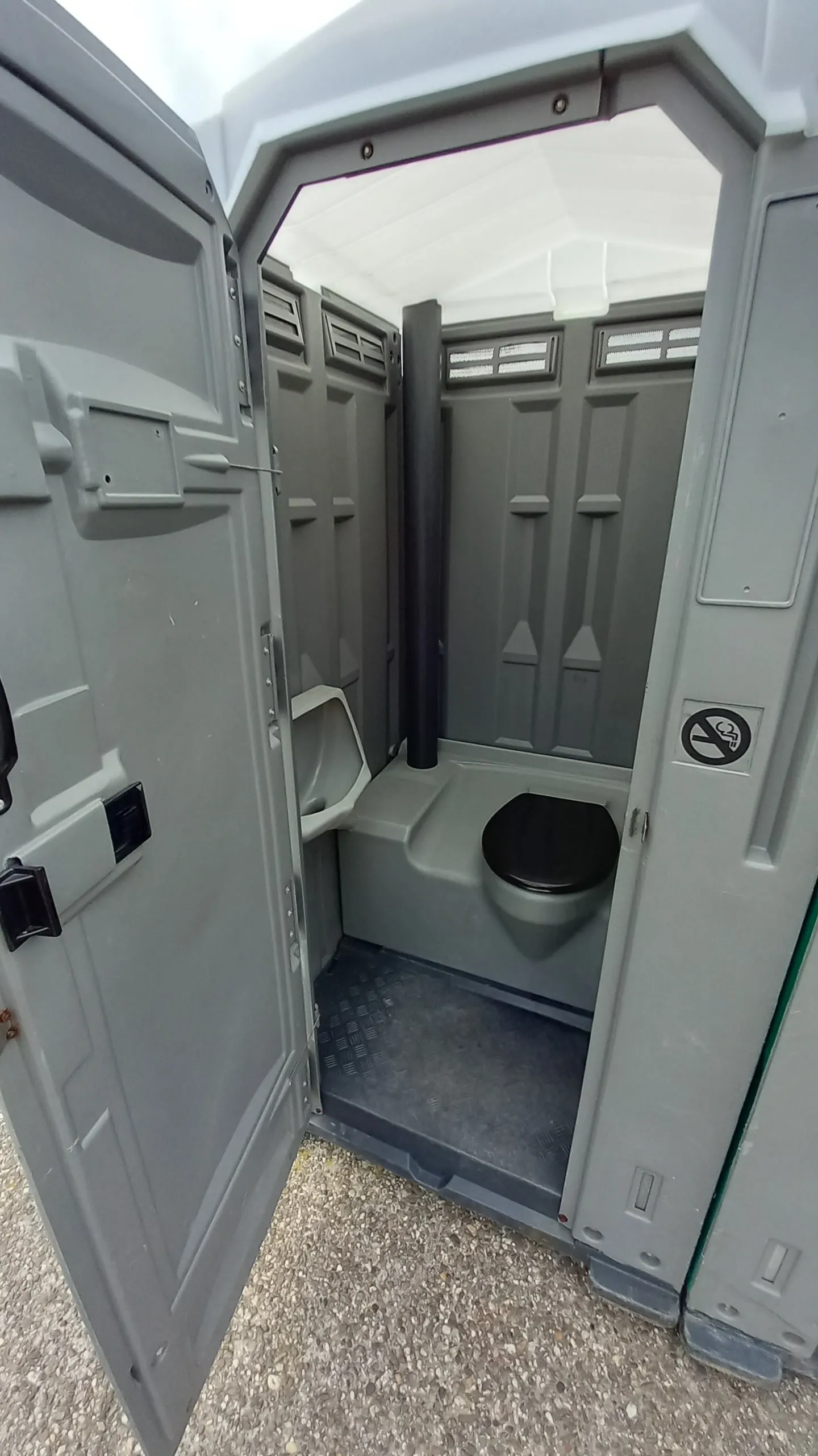 Set Combideal 2x Eco toilet / mobiel toilet met urinoir (per dag/week/weekend) p/set.