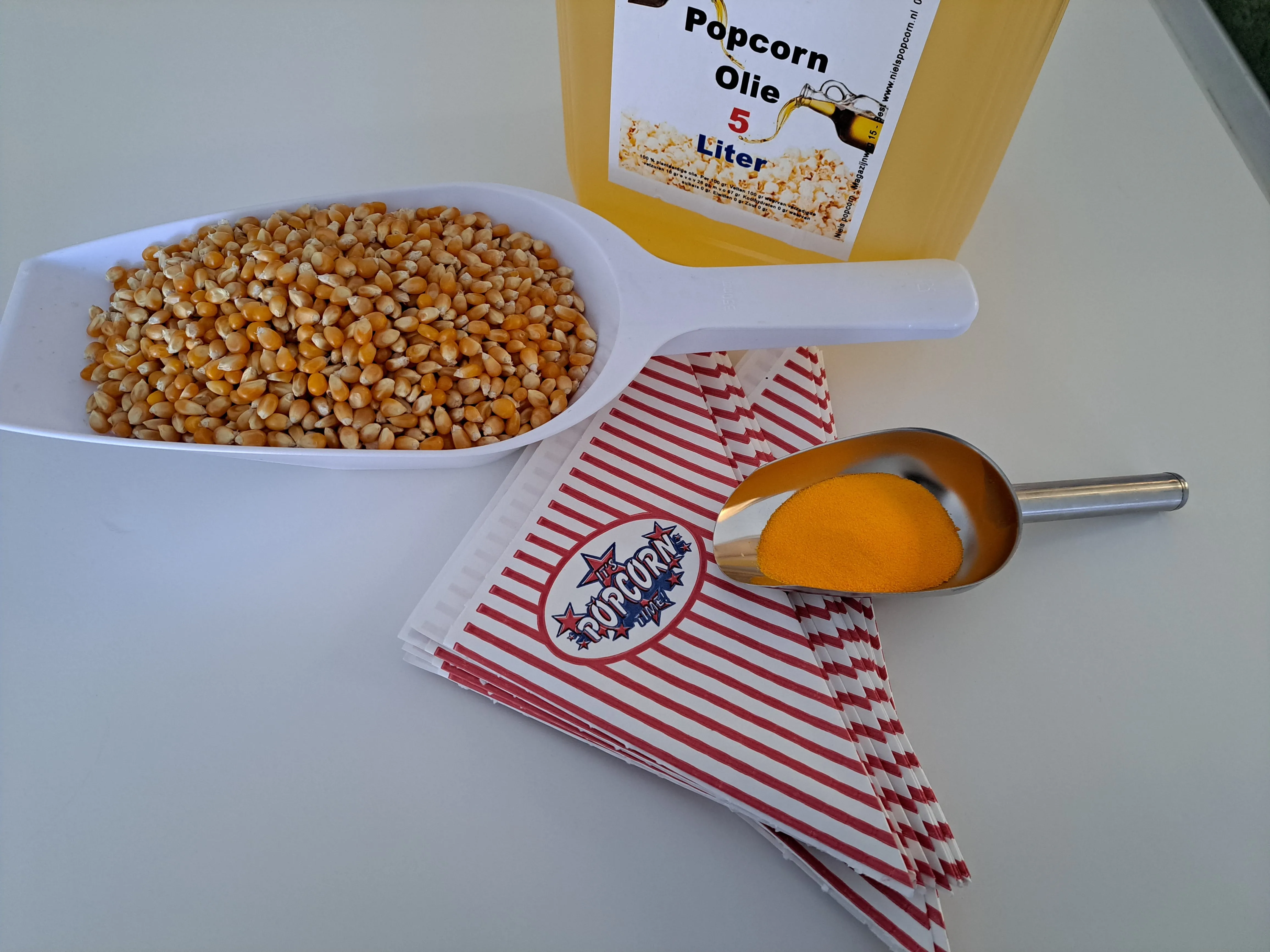 Popcorn pakket voor 50 porties (smaak zout)
