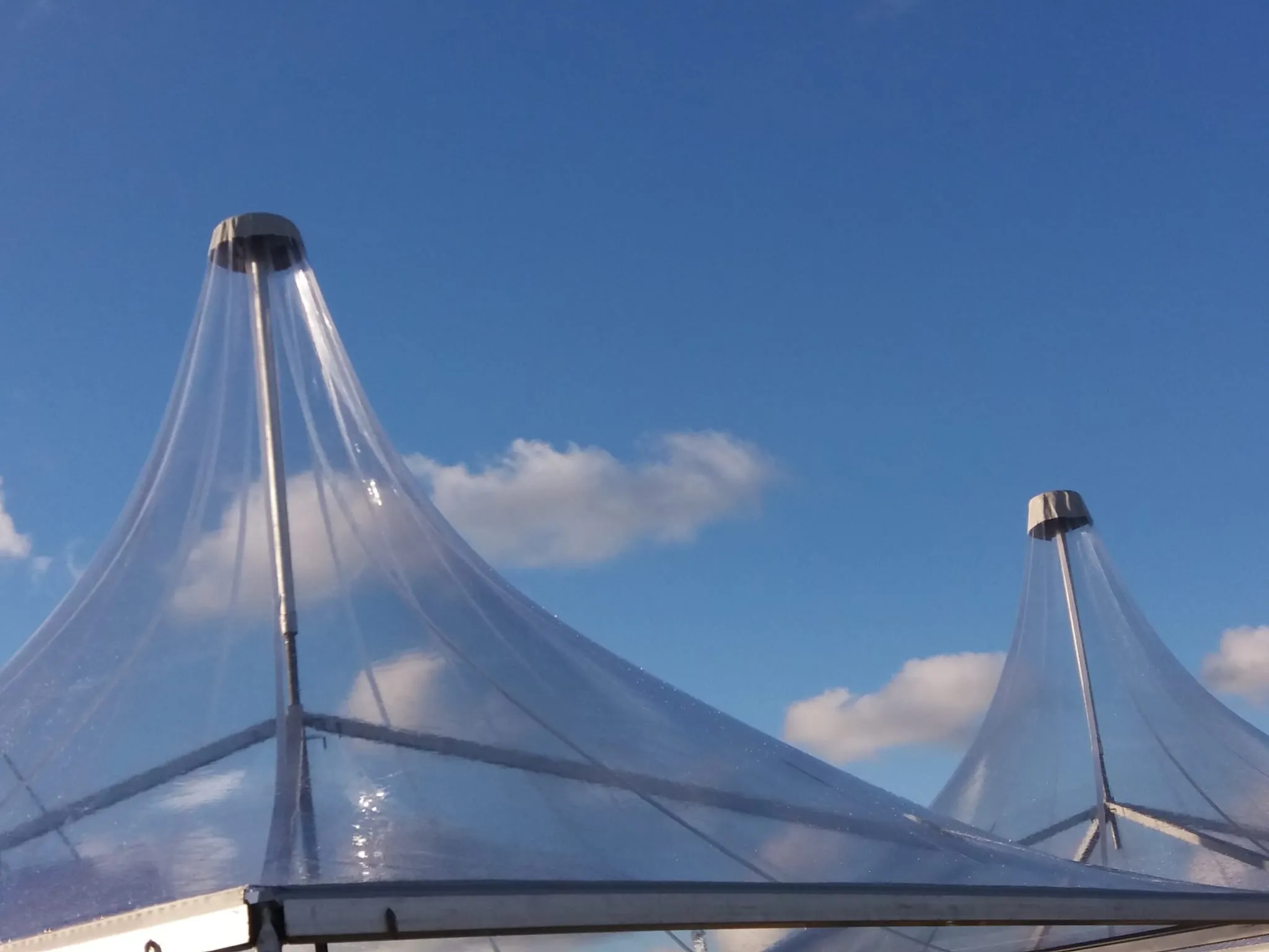 Tent Pagode 5 x 5 meter met transparante overkapping