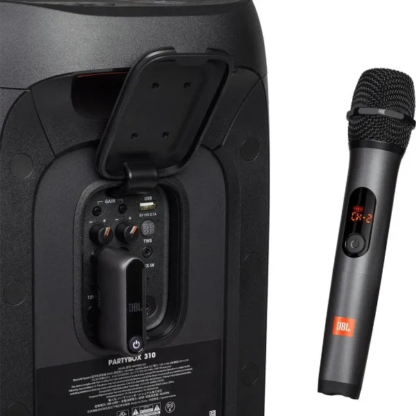 Accuspeaker 520 op statief met 2 draadloze microfoons (p/set)