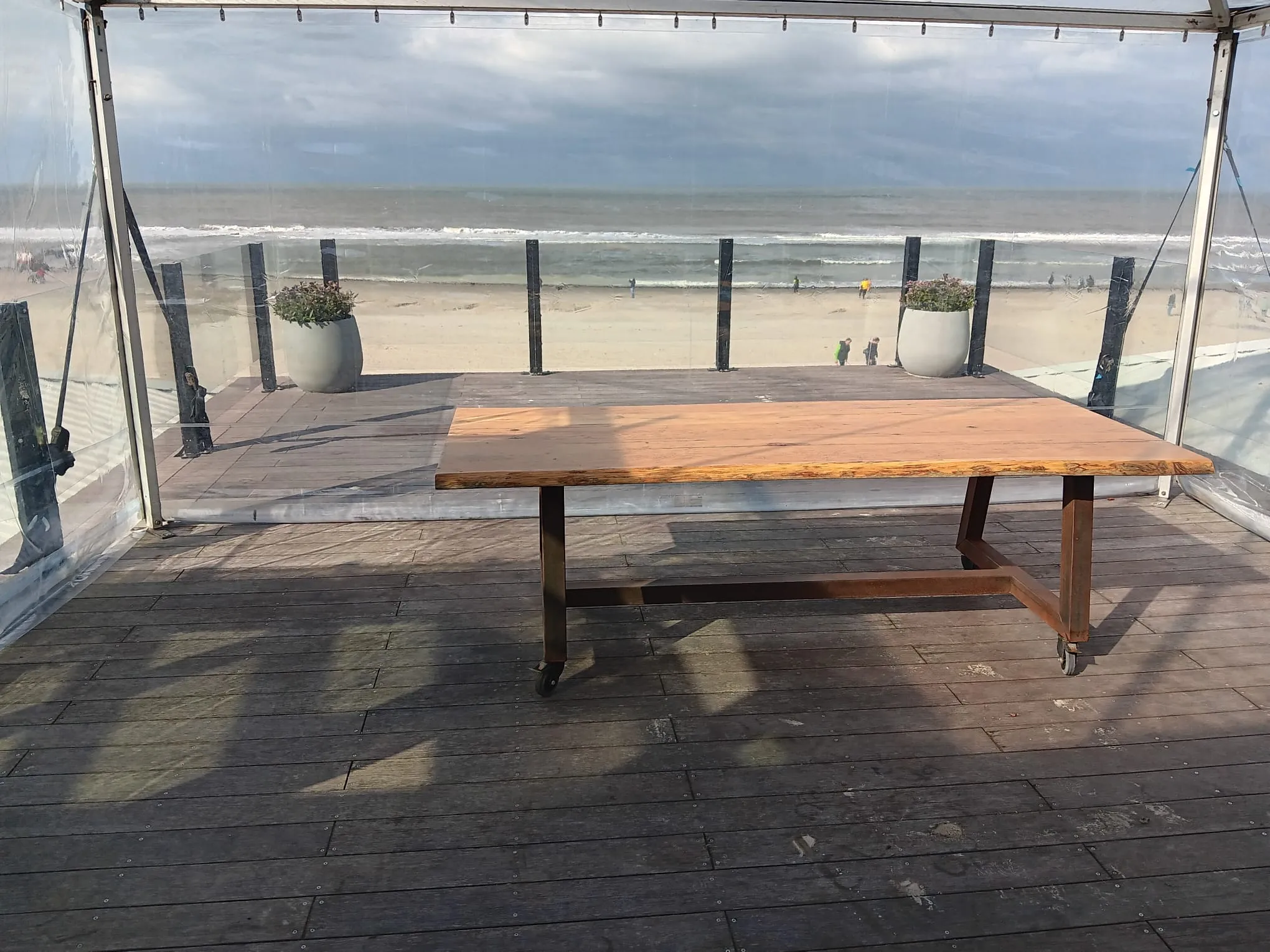 Tent Pagode 5 x 5 meter met transparante overkapping