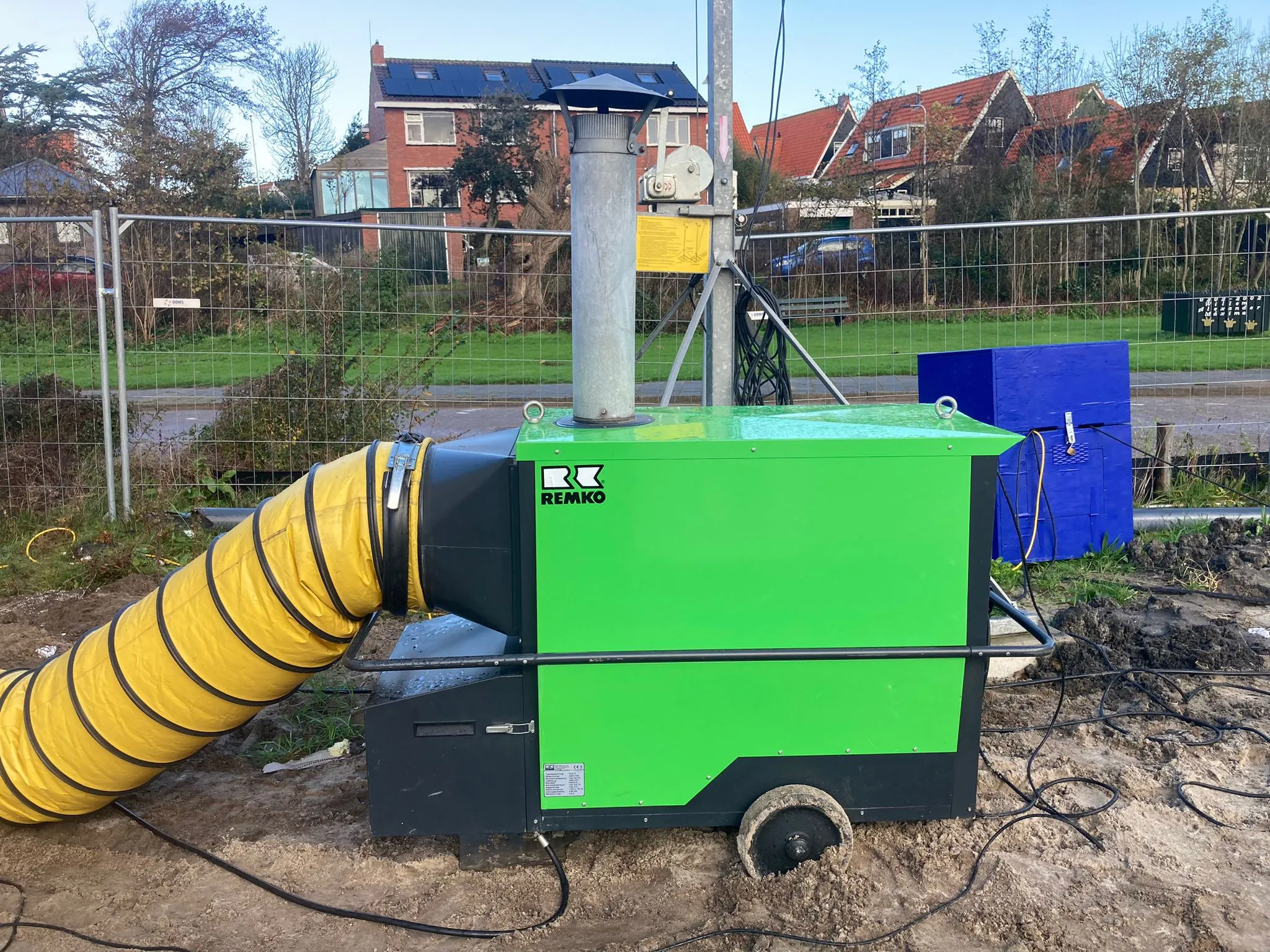 Indirect gestookte diesel heater 70 kW (p/set)