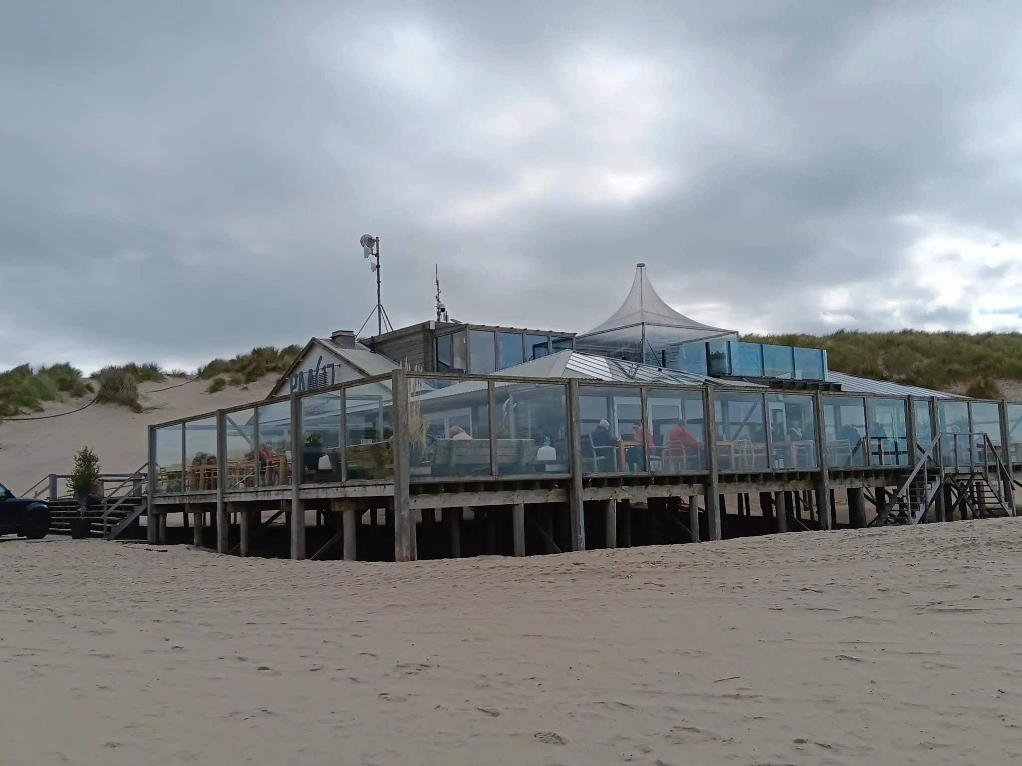 Tent Pagode 5 x 5 meter met transparante overkapping