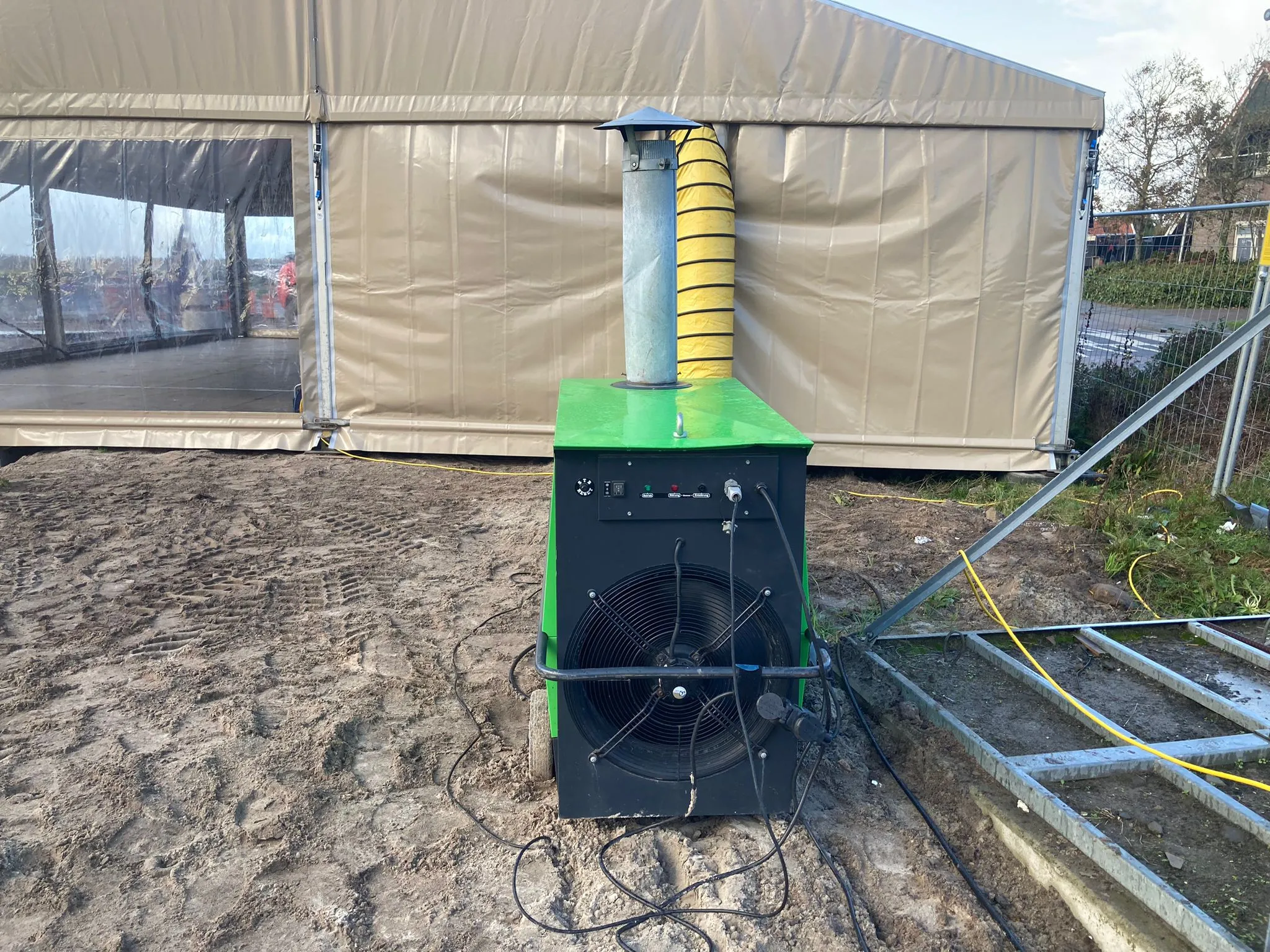 Indirect gestookte diesel heater 70 kW (p/set)