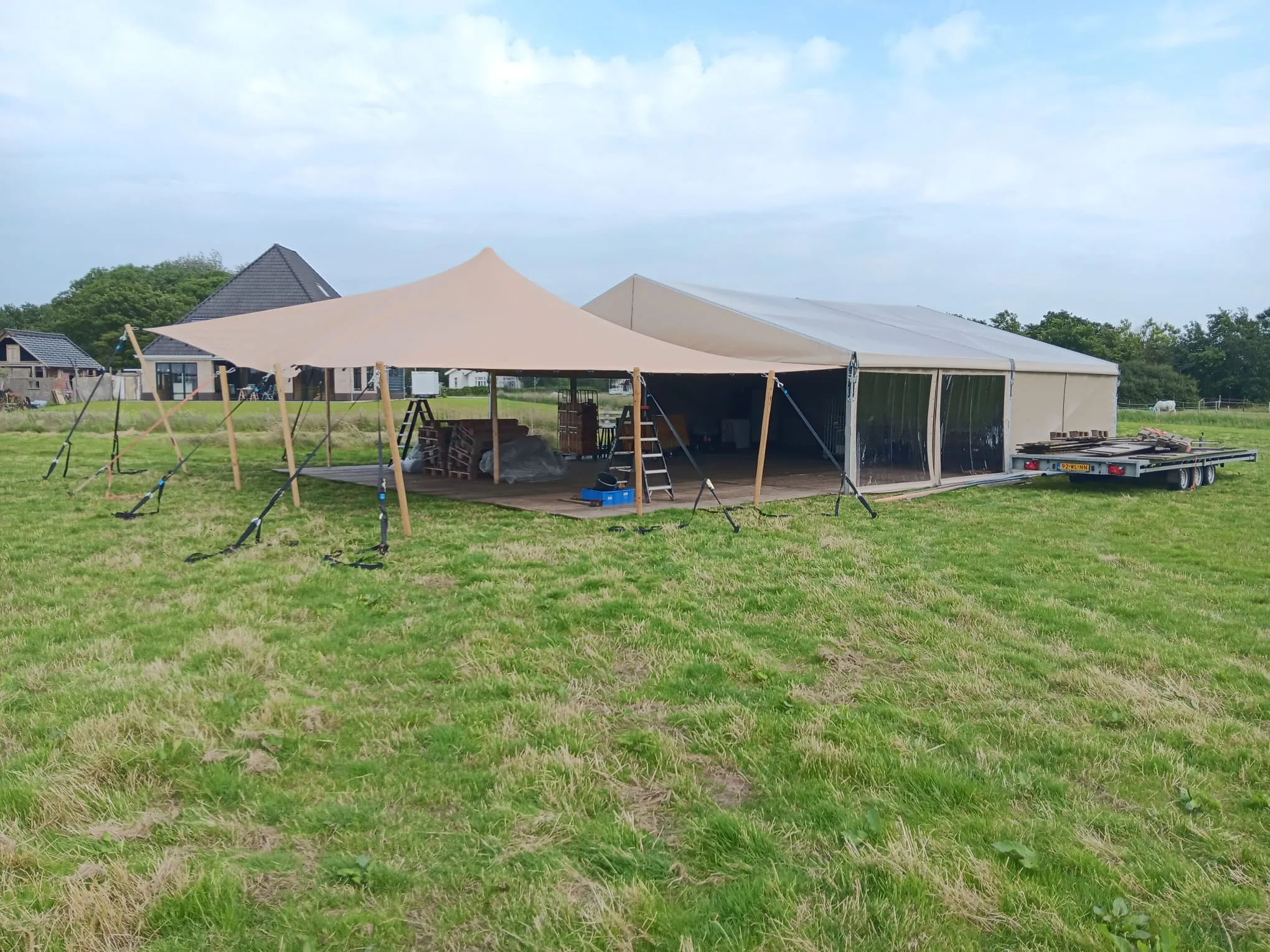 Tent Alu Hal H20 (20m breed)