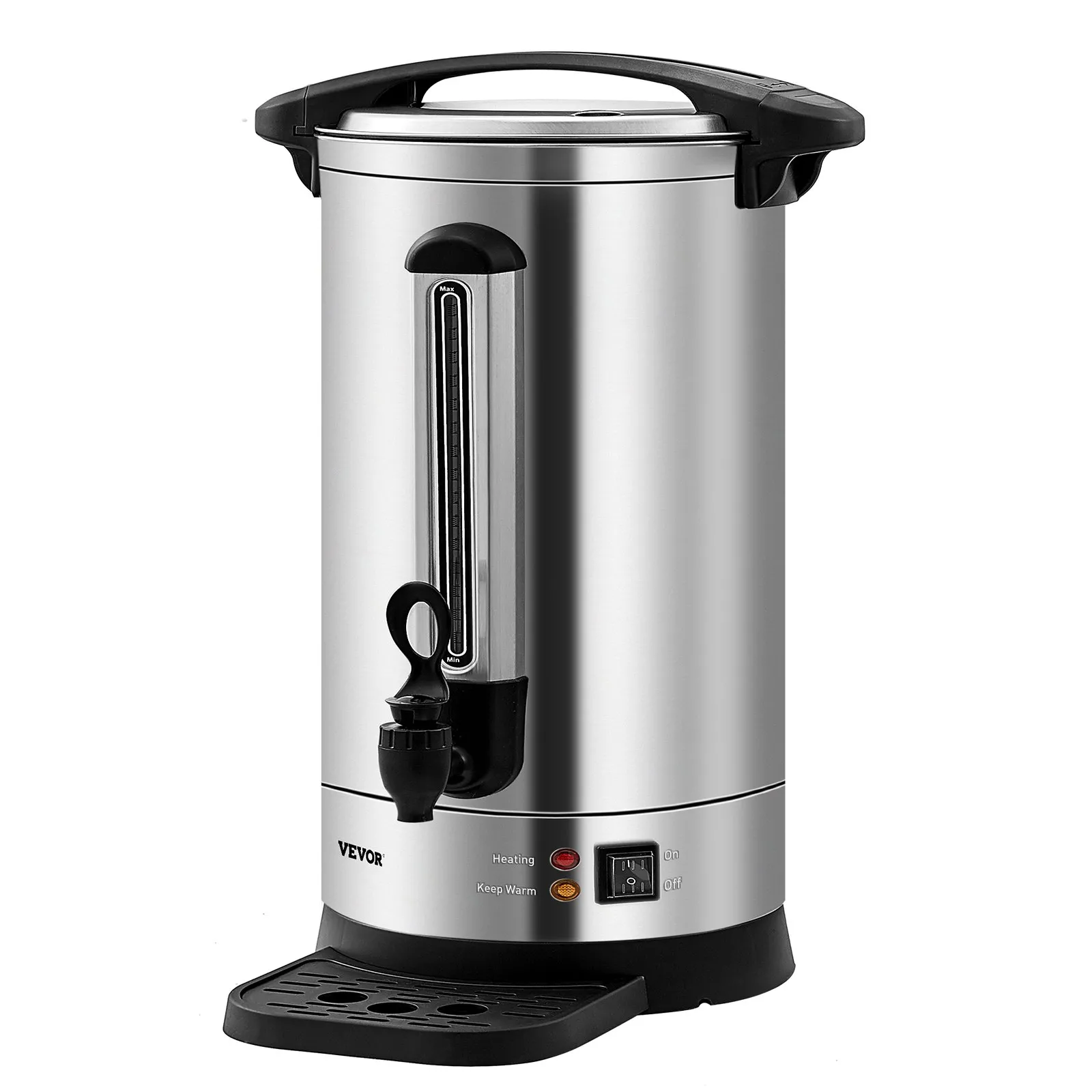 Koffiemaker max. 9,75 liter, 65 kopjes.