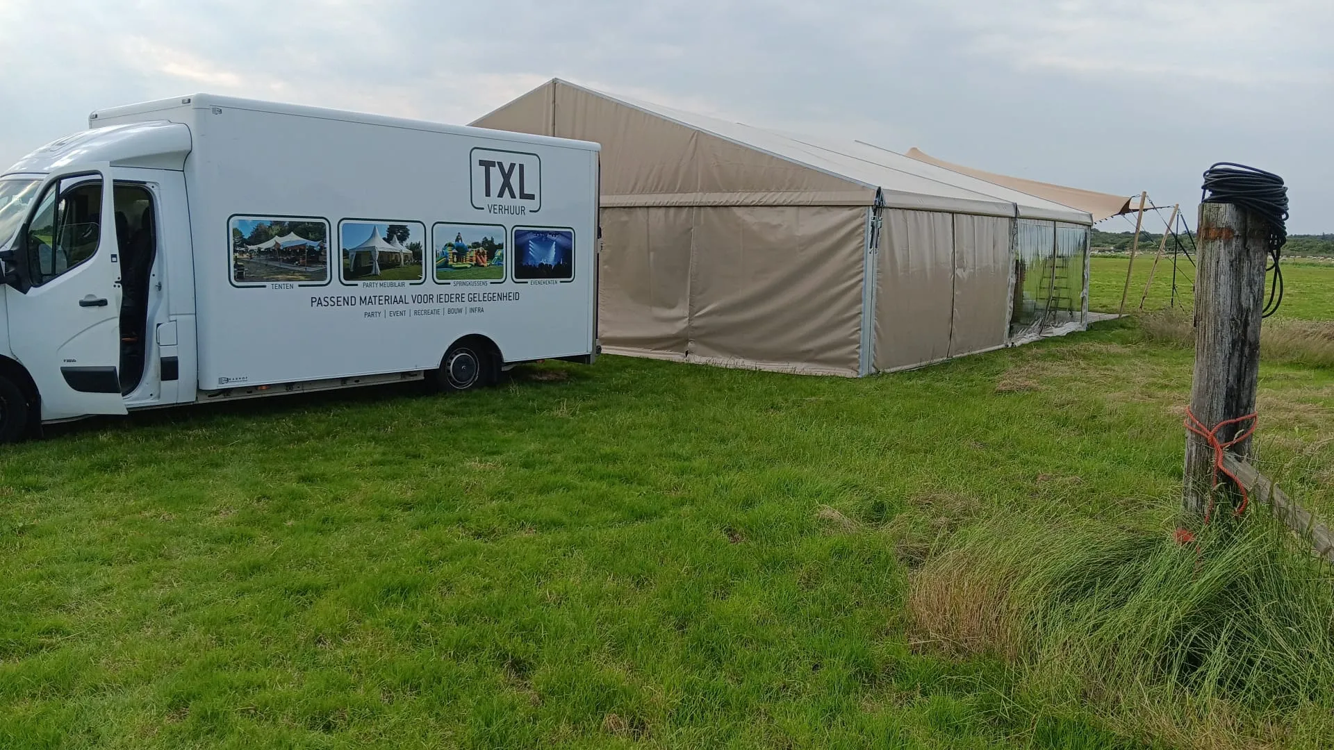 Tent Alu Hal H20 (20m breed)