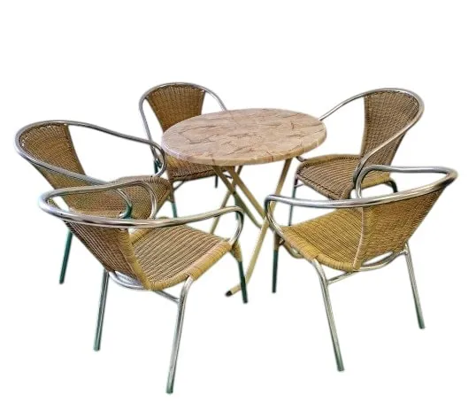 Terrastafel Ø80 cm (Steen look) p/st.