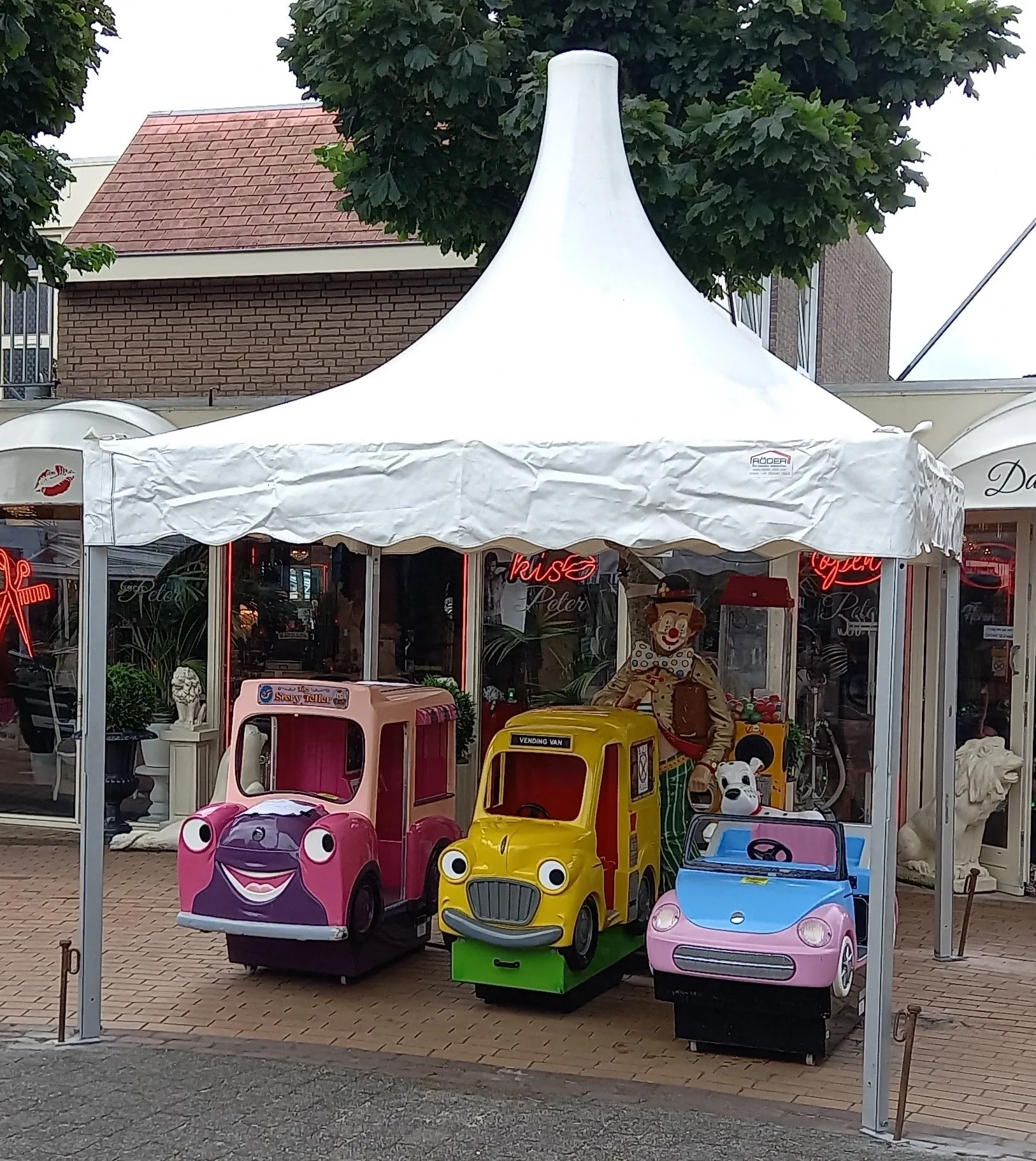 Tent Pagode 3 x 3 meter met zeilen zijwanden