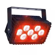 RGB Led Flood Spot Showtec DMX IP65 p/st.