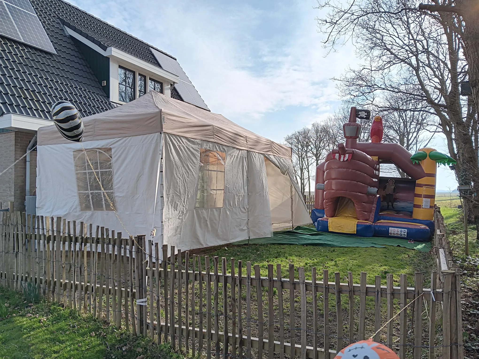 Easyup tent 3x6 meter incl. zijwanden en opzetten